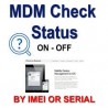 check service MDM iPhone et iPad On/Off