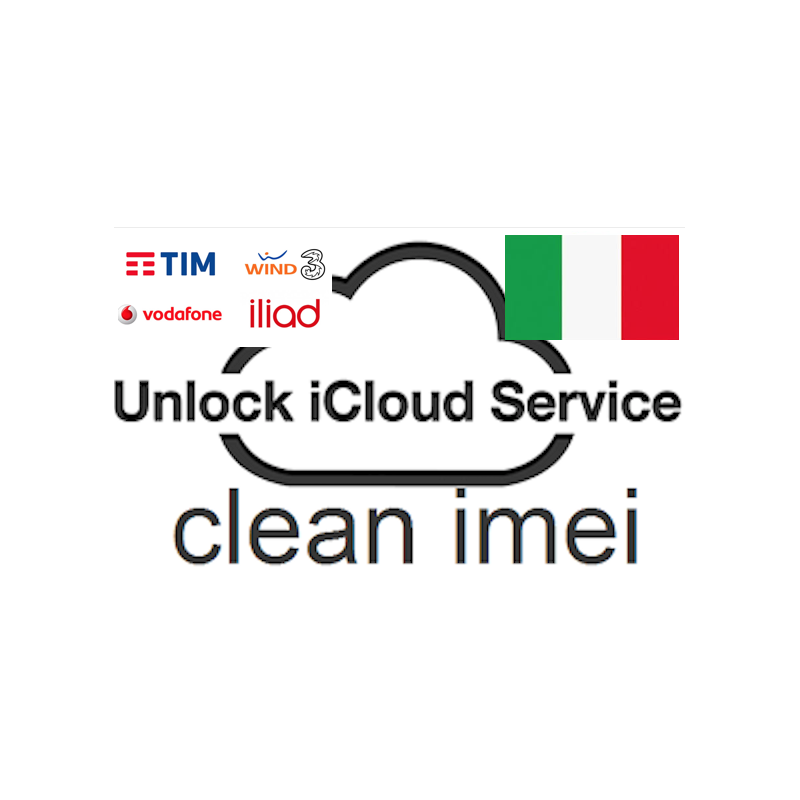 Service de suppression compte iCloud sur IPhone Italy .