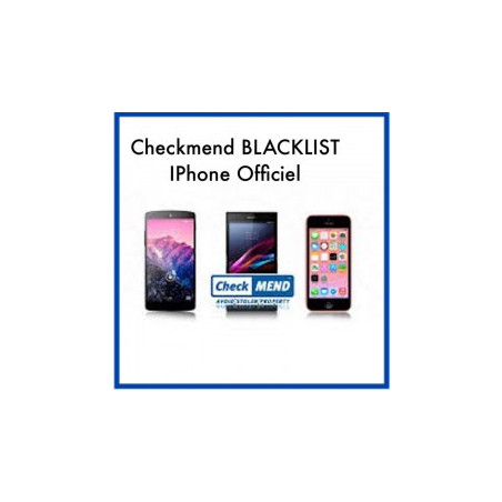 Blacklist Imei IPhone check mend officiel
